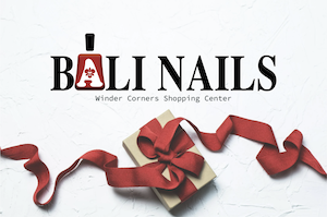 Bali Nails - Christmas giftcard theme
