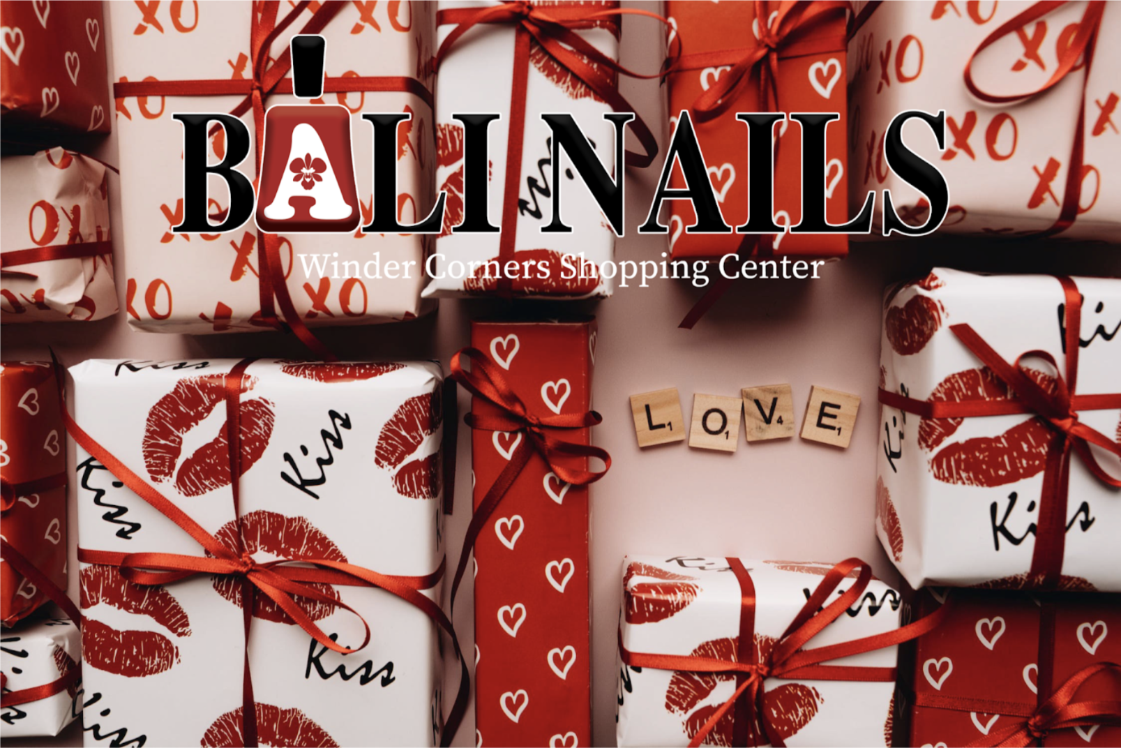 Bali Nails - winter giftcard theme